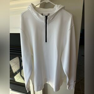 Nike Golf White Half-Zip Pullover Sweater